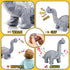 TOY Life Remote Control Dinosaur Toys for Kids 3-7+, Electronic Walking Brontosaurus Plush Dinosaur Gift