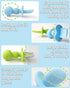6 Pcs Silicone Baby Spoons and Forks Set - Toddler Utensils for Led Weaning, Chewable for Self-Feeding