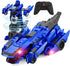 Kroyedfuw Dinosaur Transform Rc Cars, 2.4Ghz Remote Control Car Transforming Robot with
