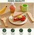 Set, 32 Playset 3+ PairPear Wooden Play Food Pcs Pretend Play Kitchen & Picnic with Carry Bag, Play Kitchen Accessories