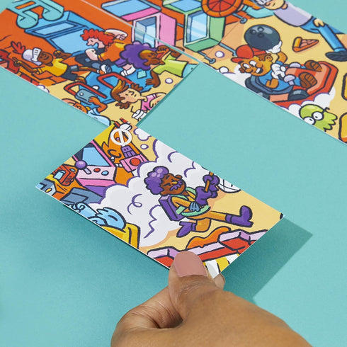 Hasbro Gaming Puzl It Game - Competitive Puzzle Card Game for Ages 7+, Family Game for 2 to 6 Players
