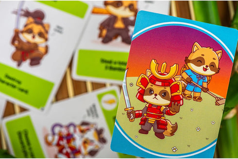 Tanuki - Take-That Card Game for 3 to 8 Players, Non-Stop Player Interaction, 20 Minutes, Ages 7+