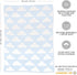 Cozy 40x30 Living Textiles Blue Clouds Chenille Soft Baby Blanket Reversible Premium Fabric for Best Comfort