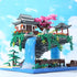 Cherry Blossom Tree Building Set with Gift Box, Original Music Cherry Blossom Tree House, 3320 Pcs