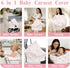 Nursing Pillow Covers & Baby Carseat Cover, Breastfeeding Pillow Cover & Infant Carseat Canopy for Baby Girls Boys