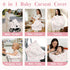 Summer Baby Car Seat Cover for Boys Girls, Breathable Infant Carseat Canopy, Lightweight Sunshade Carrier Cover