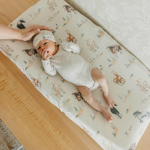 Montana Premium Knit Diaper Changing Pad Cover - Soft and Stylish