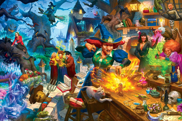 Toynk Witches Wanion Mystical Puzzle, 1000 Piece Jigsaw Puzzle Toy for Adults and Kids, Interactive Brain Teaser