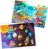B. toys Gigantic Jigsaw 2-Pack, Sea & Solar System 48-Piece Floor Puzzles for Kids - Educational Toys