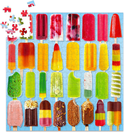 500 Pieces Jigsaw Puzzles - Happy Gift Colorful Popsicles for Adults, Teens, and Kids (Popsicles)