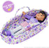 Cozy 14" June Garden Dream Doll Bassinet - Baby Doll Portable Carrier - Fits for American Girl Dolls up to - Soft
