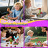 35 SKTMYY Magnetic Blocks, Travel Toys for Kids, Portable PCS Magnet Building Cubes with Metal Storage Box, Educational