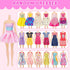 101 Package, 5 2 2 2 67 11.5 inch 3-10 ZITA ELEMENT Pcs Doll Clothes and Accessories Ramdom Style Gift Box Wedding