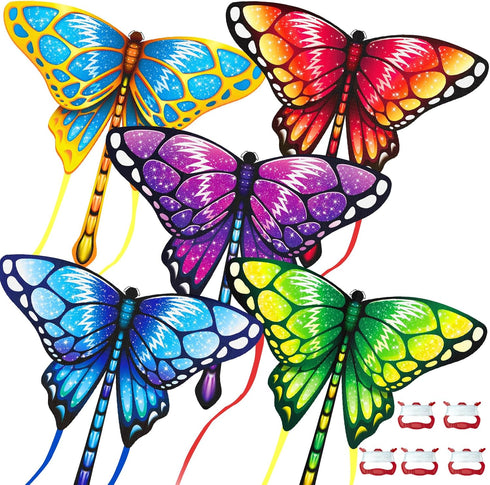 Easy to Fly Kite for Kids & Adults, Large Butterfly Kites with String for Outdoor Toys and Birthday Gifts