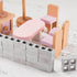 Deekin 24 Pcs Mini Cinder Blocks, 1/12 Scale Miniature Concrete Building Blocks for Dollhouse Accessories