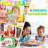 Set Set 3+ Slice and Bake Wooden Cookie Play Food for Kids Kitchen - Toy Food Accessories - Kids Pretend Cookies
