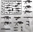 83 Pcs US Army Toy Soldiers Figures Battle Toy Set, Military Weapon Pack Compatible with Major Brand Building Blocks
