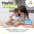 deMoca Busy Board for 1 Year Old - Montessori Sensory Toy for Toddlers with Educational Activities for 1-2 Years Old,
