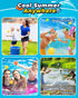 SOPPYCID 18PCS Reusable Water Balloons, Quick Fill Magnetic Self-Sealing Water Splash Bomb for Summer Fun