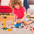 62pc Playset 3 Set (62pc) Driven by Battat Construction for Kids Toy Dump Truck & Accessories Pretend Play Toy Crane