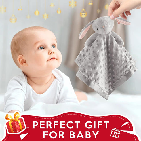 Pro Goleem Loveys for Babies, Soft Security Blanket Snuggle Toy, Newborn Stuffed Animals Baby Gifts for Boys and Girls,