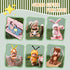 Vueos 6PCS 4inch Set 6 3+ Mini Dolls - Baby Doll with Animal Outfits & Accessories, Reborn Baby Dolls for Kids Role