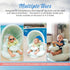3-36 Summer Inflatable Baby Seat for Months w/Built-in Pump & Detachable Canopy, Sit Me Up Floor Seat for Baby w/Safety