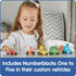 hand2mind Numberblocks Mini Vehicles, Race Car Toy Playsets, Counting and Math Toys for Kids 3-5 Birthday Gifts