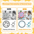 142PCS 2 3+ Upgraded Antibacterial Magnetic Tiles with Cars, Built-in Antibacterial Protection, Inhibits Bacterial