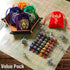 35Pcs DND Dice Set: Polyhedral Dice Sets with 5 Colorful Animal Patterned Dice Pouches