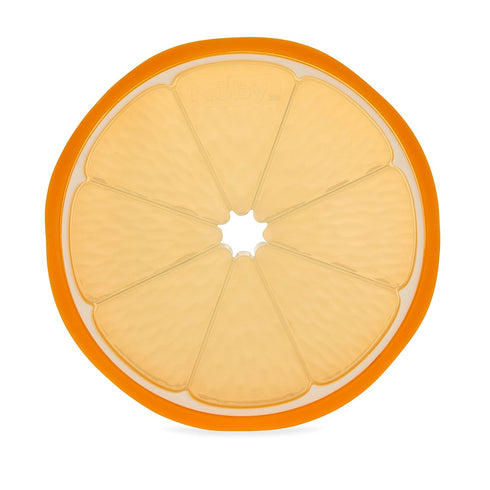 Nuby 100% Silicone Fruit Teether for 3M+, Designs Vary, Multi-Color