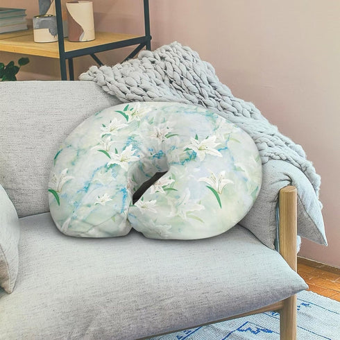 Eheartsgir Vintage Lily Baby Nursing Pillowcase Durable Comfortable Fabric Breastfeeding or Bottle Feeding Pillows