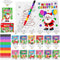 ZMLM 24 Pack Christmas Coloring Books for Kids with Crayons,Party Favors for