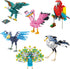 Oichy Bird Animals Building Block Set, 6 Pack Animal Figures Building Toy, Creative Party Favors for Kids Ages 6+