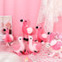 Skylety 8 Pcs 6 Inch Plush Flamingo Party Favors - Small Stuffed Animal Toy for Birthday Supplies