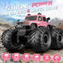 360Rotate 4x4 2.4GHz 6 7 8 9 10 11 12+,Pink NQD Monster Truck Toys, Waterproof RC Truck, Amphibious Remote Control