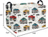 Essme Rectangular Monster Truck Baskets Boys Basket,Kids Storage Bins with Handles for Car Decor, Racing Storage