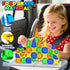 Set 42pcs, Mini Magnetic Tiles Travel with Case Bonus Sudoku Play, Mini Magnetic Blocks, Portable Travel Toy for Kids