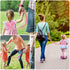 Lehoo Castle 3 in 1 Baby Leash for Toddlers, Anti Lost Wrist Link with Key Lock Design (Pink Butterfly)