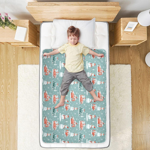 siphylline 52" 34" Snowmen Christmas Truck Extra Large Resuable Potty Training Pee Pad Soft Absorbent Baby Diaper