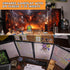 Set 2-Sided Set, CZYY Foldable Battle Mat with DM Screen, Game Tokens, Dice - Wet & Dry Erase Terrain, Ultimate DND