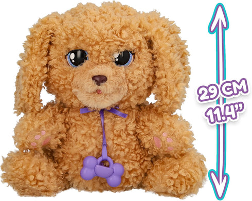 BABY PAWS Backpack 15+ 4+ - Interactive Labradoodle Plush Toy Puppy & Carrier, with Sounds & Reactions, Gifts for Kids