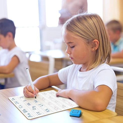 Scribbledo Dry Erase Handwriting Practice Board for Kids, 9 x 12 Inch Alphabet Tracing Whiteboard