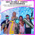 12 Pieces Inflatable Instruments Party Props Set, Rock Star Toy Blow Up Guitars, Saxophone, Bass, Microphones for 80s