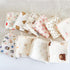Bottone 6-Layer 28x28cm/11x11inch Baby Washcloths Soft Reusable Newborn Face Towel Baby Wash Cloths for Boys Girls