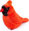 Red Cardinal Bird Plush Toy, Realistic Northern Cardinal Stuffed Animals 6 inch, Cute Plush for Friends