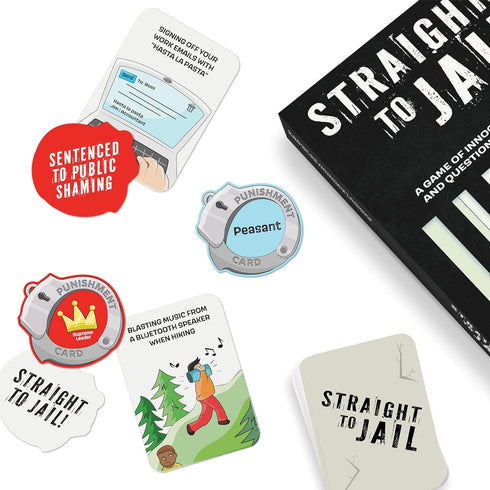 14 4 12 Vango Straight to Jail A Game of Innocent Crimes and Questionable Morals - Ages and Up - Card Game