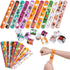 CCINEE 48pcs Halloween Slap Bracelets, Assorted Bulk Snap Wristbands for Kids Halloween Party Gifts