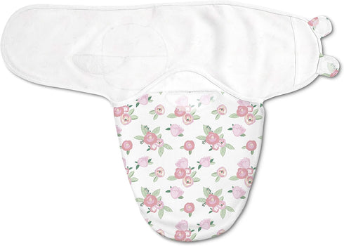 0-3 2-Pack SwaddleMe Luxe Easy Change Swaddle Size Small/Medium, Months, (Water Color Floral)