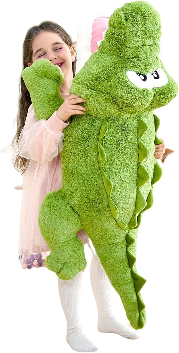 IKASA Giant Crocodile Stuffed Animal Plush Toys,Soft Toy 30" Alligator Large Cute